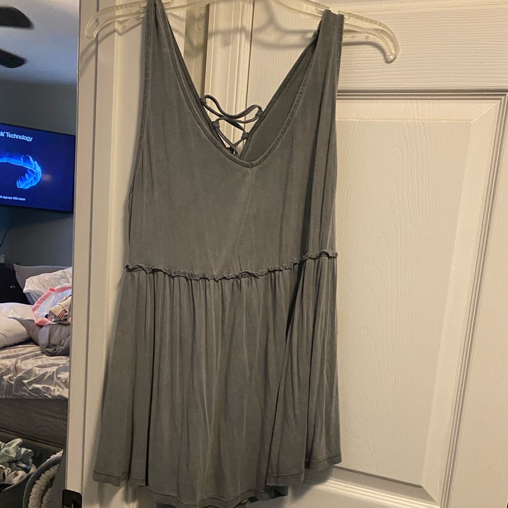 Torrid peplum tank top